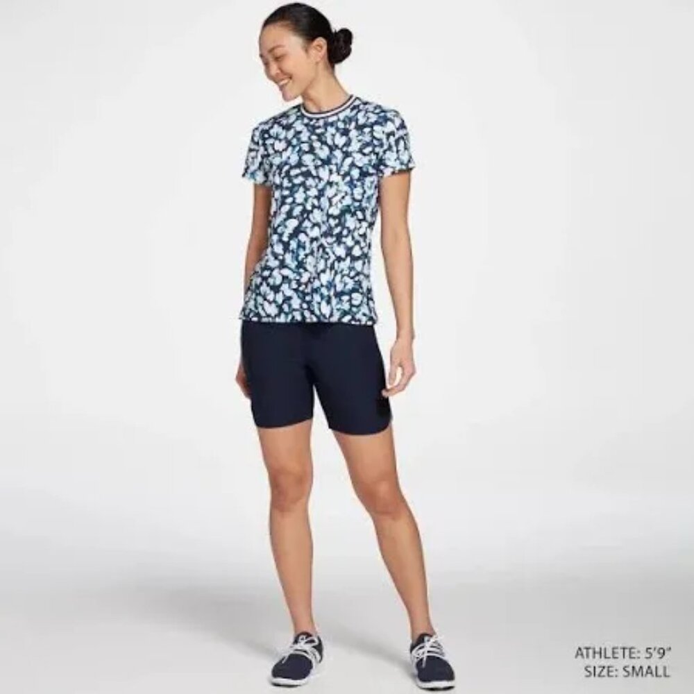 Lady Hagenโ Shorts Size Medium Tummy Control Chino Golf Walter Black 10" NEW
